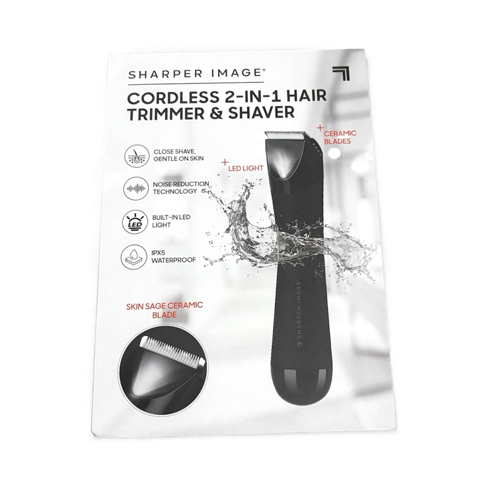 Sharper Image Cordless 2 in 1 Hair Trim & Shave New NIB - Picture 4 of 4
